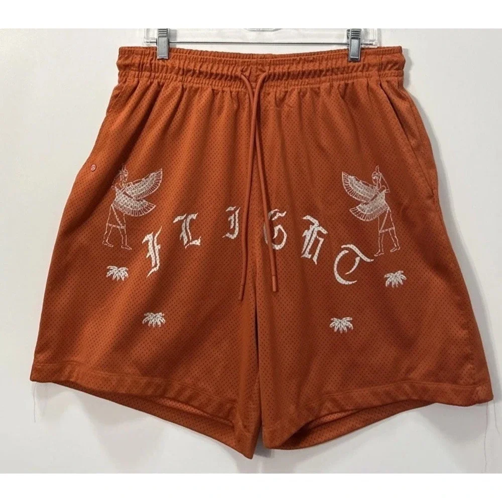 Mens Nike Air Jordan Flight Artist Series Umar Rashid Shorts DX9720-812‎ 2XL Ec